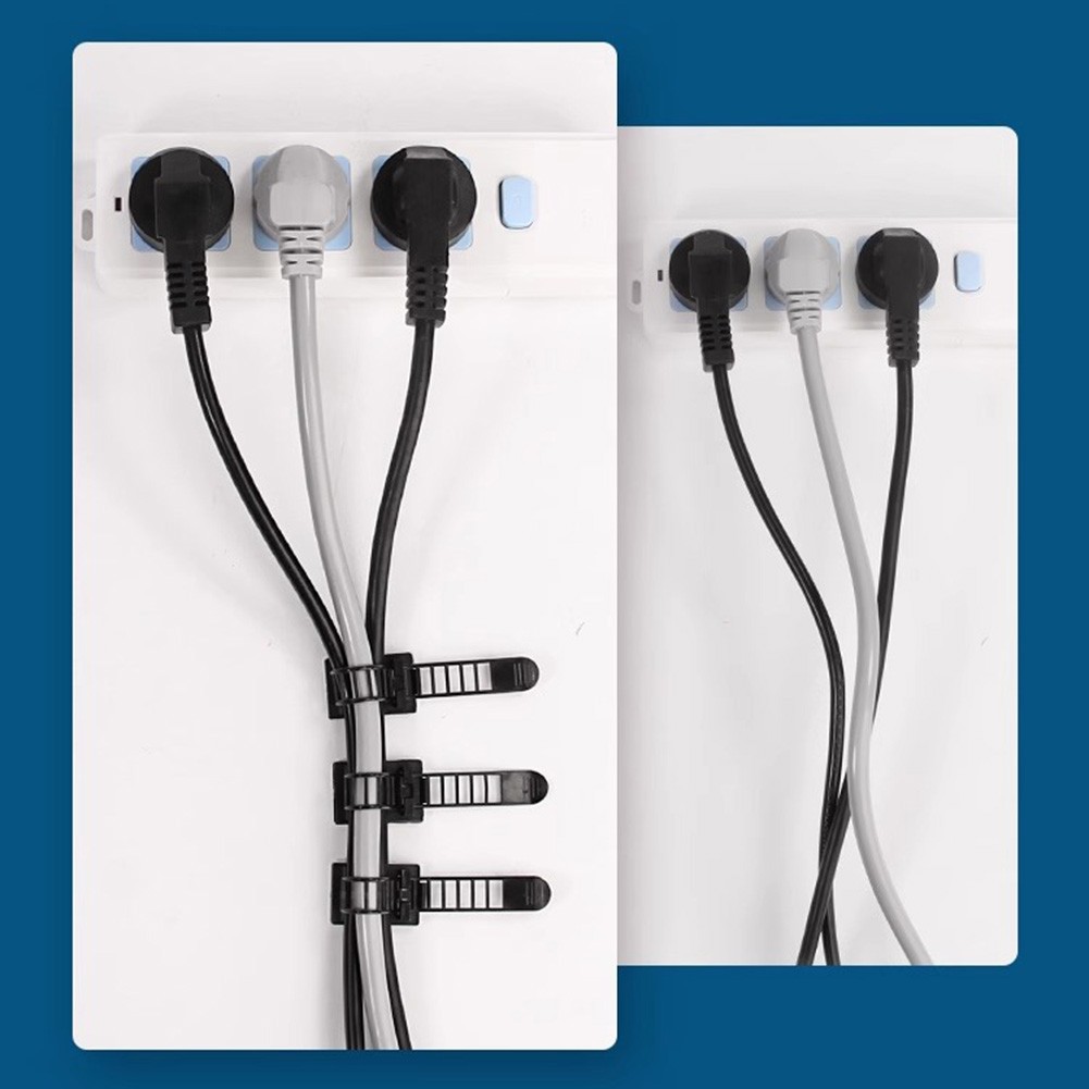 Reusable Adjustable Cable Clips and Ties with Strong Adhesion for Cable Control - Picture 34 of 34