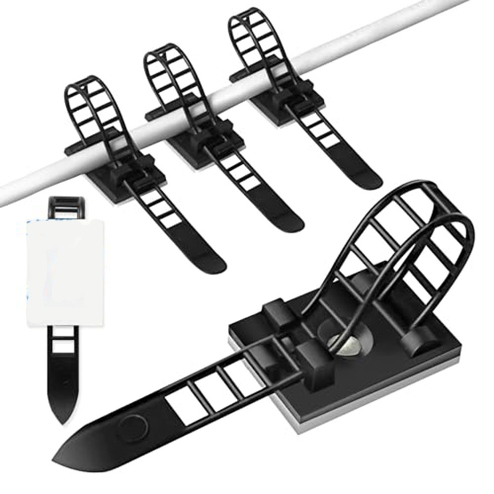 Reusable Adjustable Cable Clips and Ties with Strong Adhesion for Cable Control - Picture 23 of 34