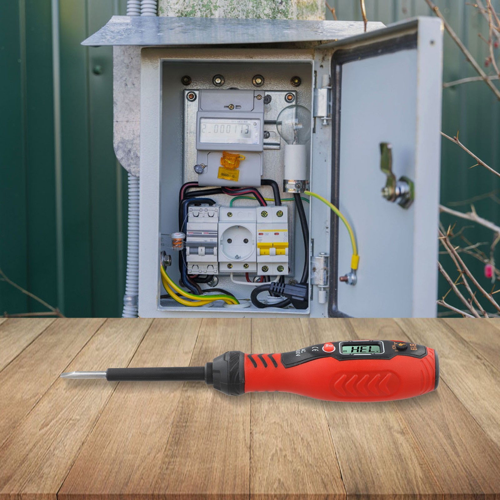 Reliable Electrical Voltage Tester Pen with Audible Light Alerts for Safe Work