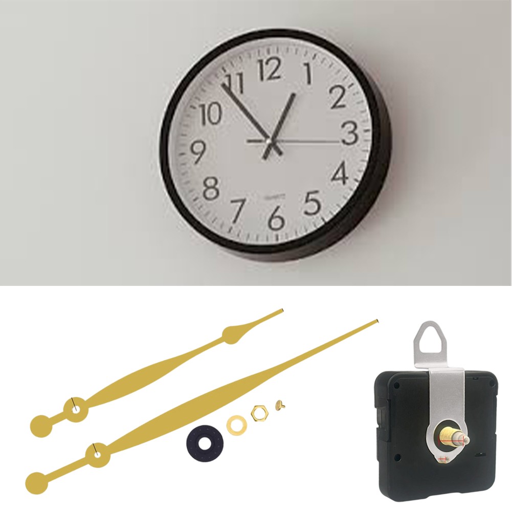 Silent Quartz Clock Movement Replacement for DIY Wall Clocks and Home Decor