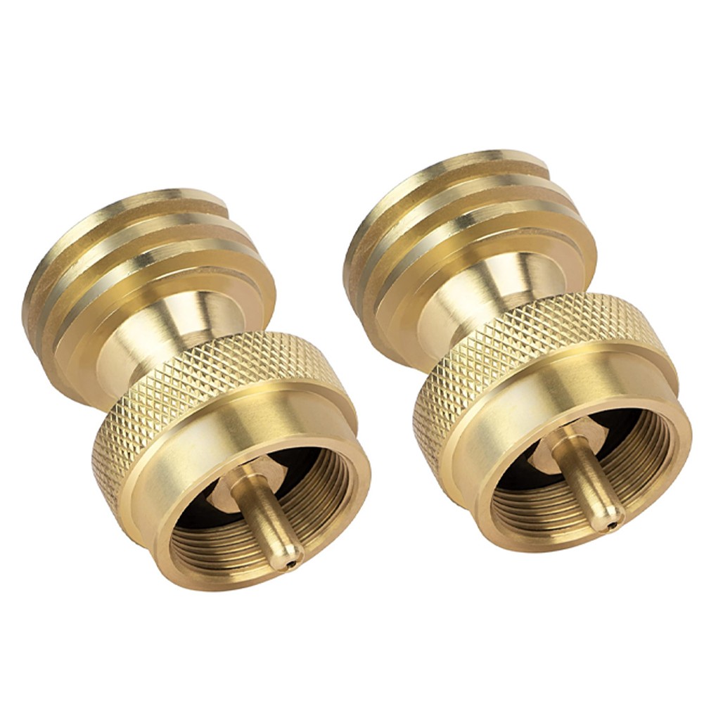 Conector de latón adaptador de tanque de propano de 1 lb a 20 lb para conexión de tanque de propano pequeño - Imagen 22 de 22