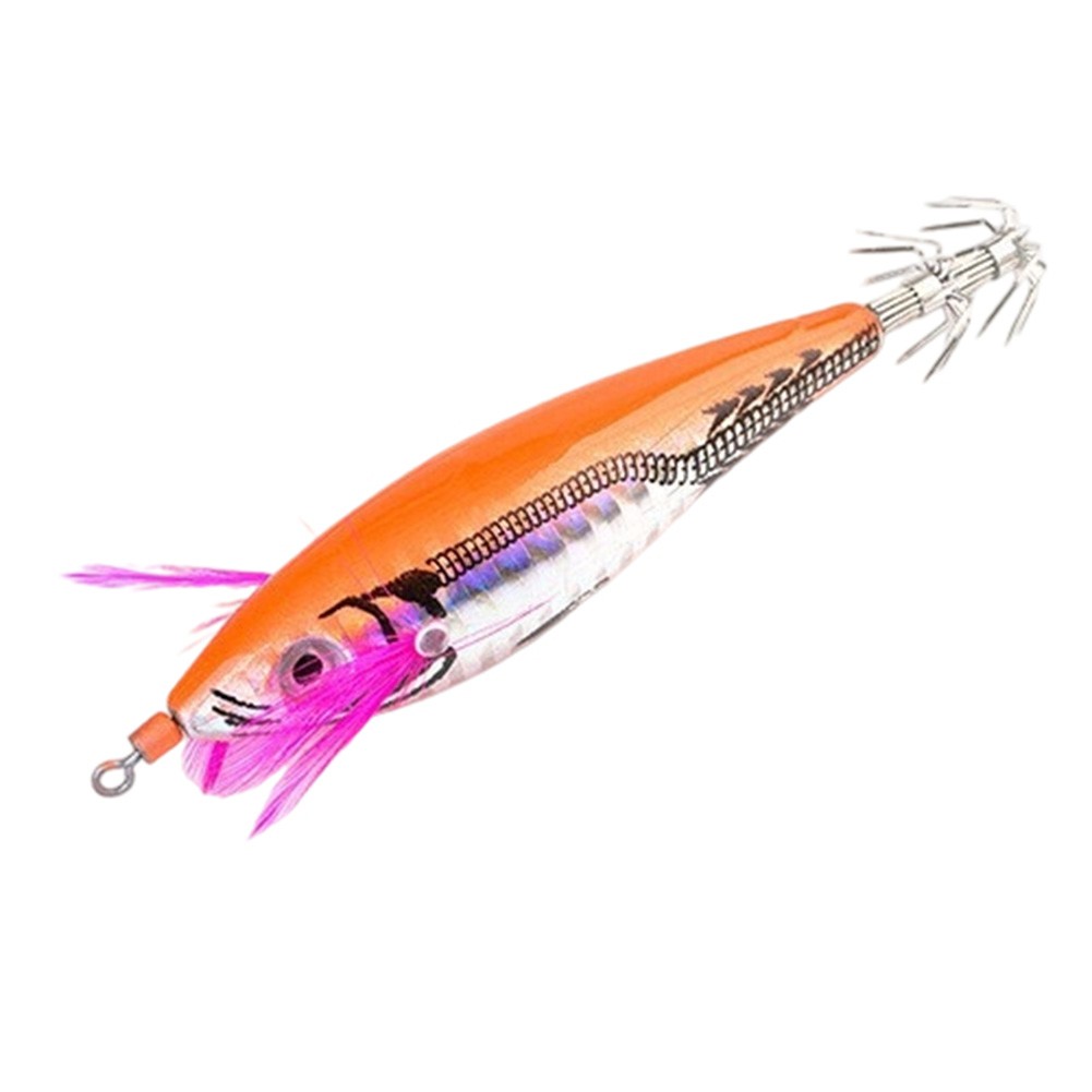 Realistic Wooden Shrimp Bait with Needle Hook for Sea Fishing 7cm 11 5g - Picture 20 of 24