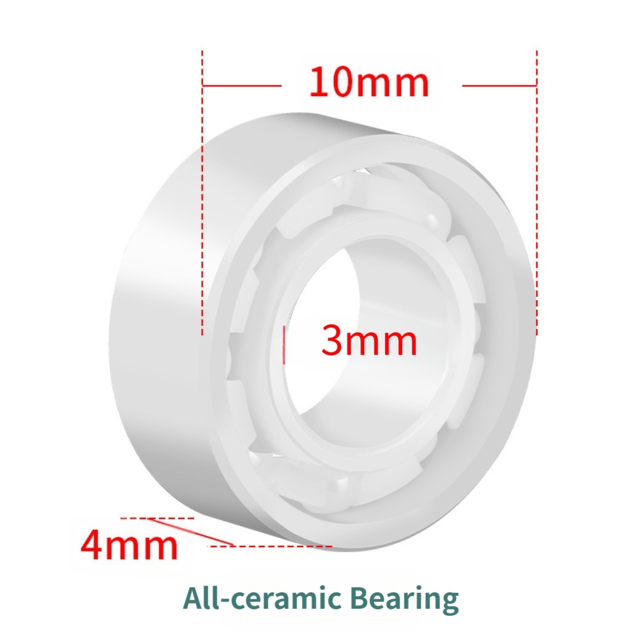 Bobina Cuscinetto Completo Rotazione Alta Velocità per Mulinello da Pesca Diametro 3mm 5mm - Foto 12 di 13