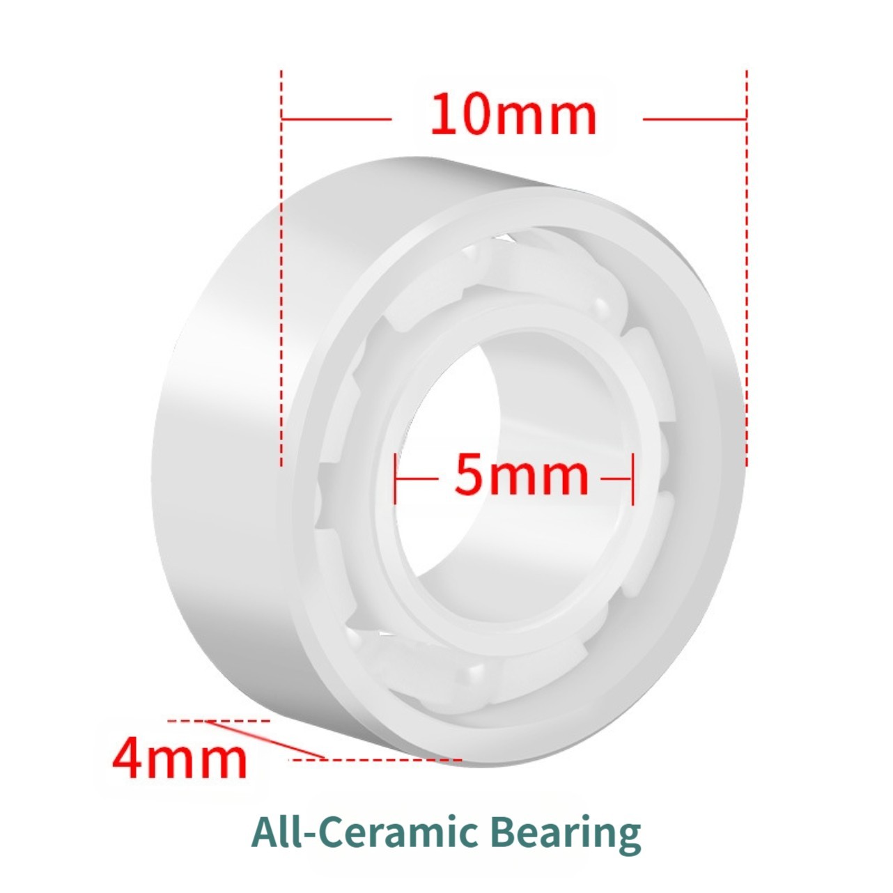 Bobina Cuscinetto Completo Rotazione Alta Velocità per Mulinello da Pesca Diametro 3mm 5mm - Foto 13 di 13