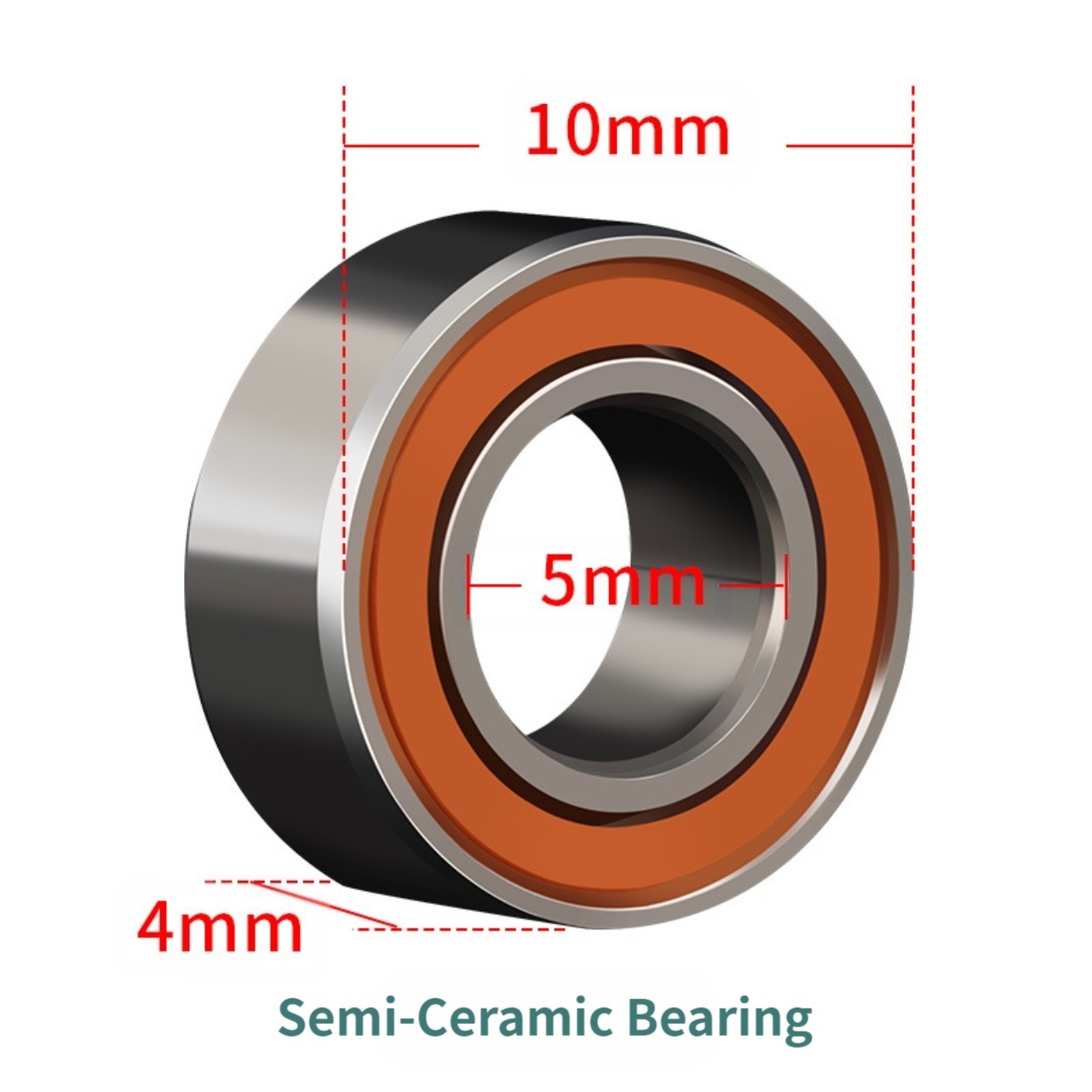 Bobina Cuscinetto Completo Rotazione Alta Velocità per Mulinello da Pesca Diametro 3mm 5mm - Foto 11 di 13