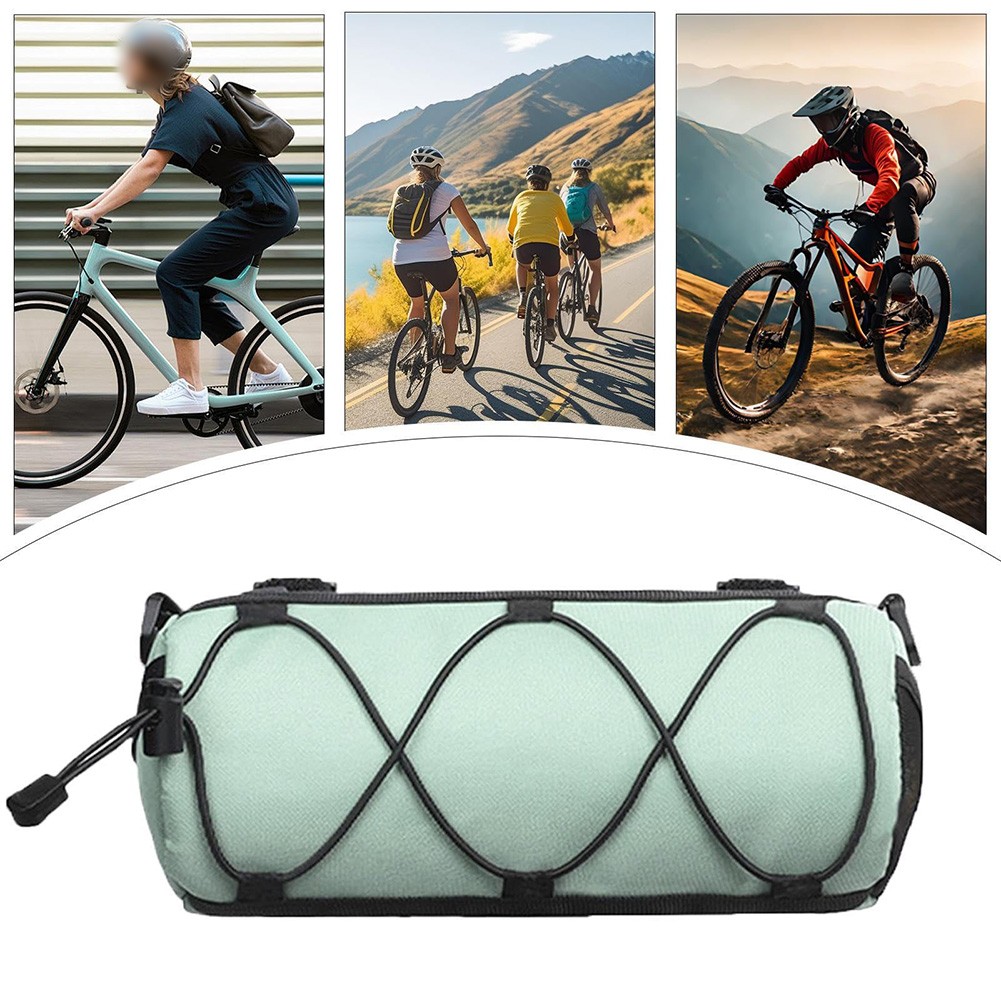 Waterproof Bicycle Front Beam Bag Large Capacity with Reflective Safety Strips