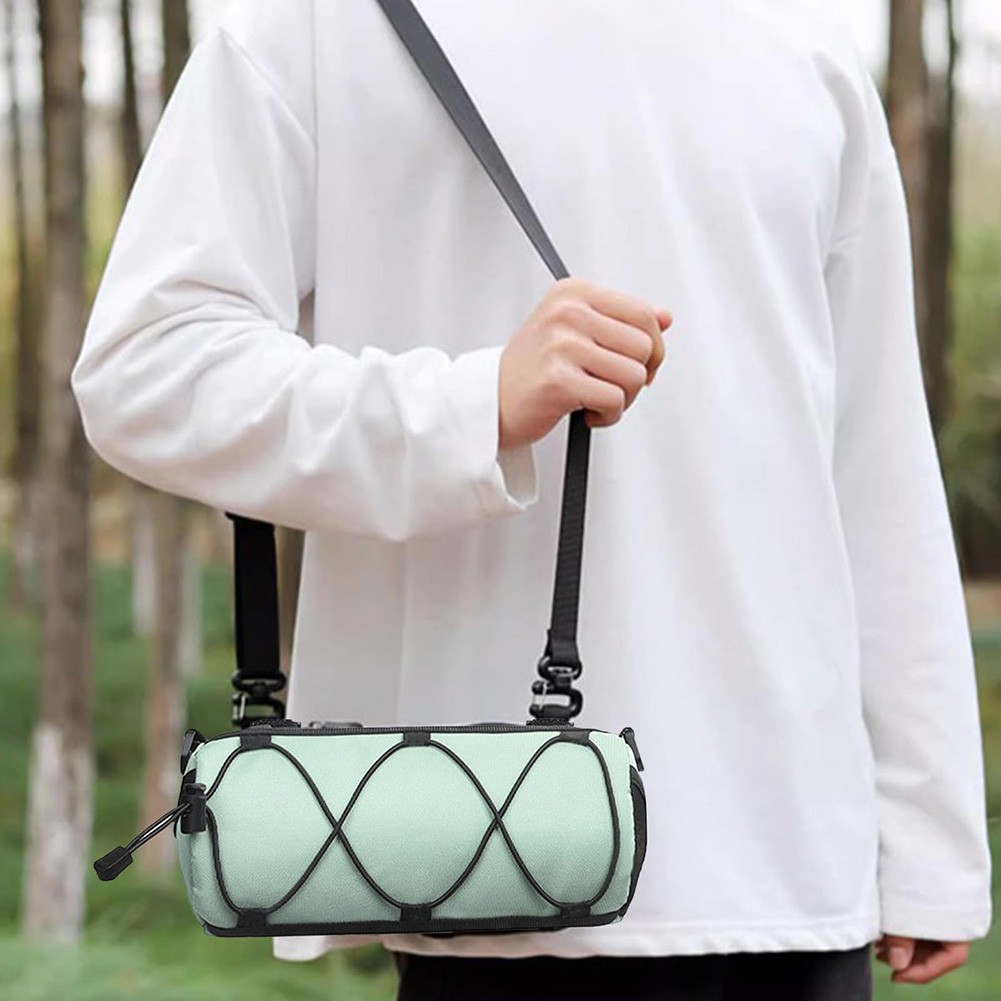 Waterproof Bicycle Front Beam Bag Large Capacity with Reflective Safety Strips