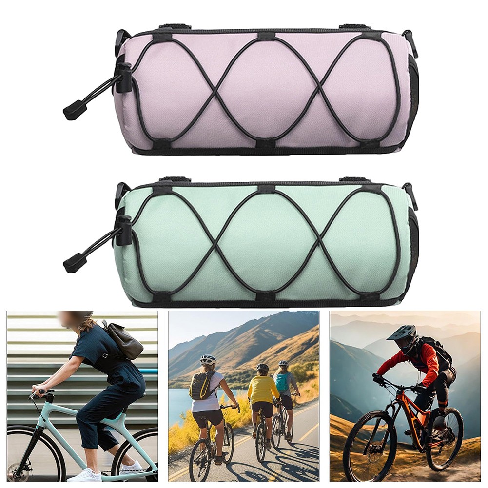 Waterproof Bicycle Front Beam Bag Large Capacity with Reflective Safety Strips
