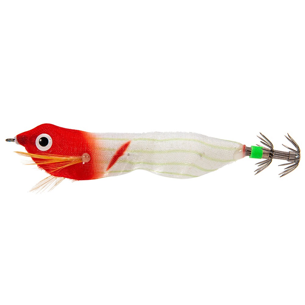 Calamari LED Luminoso Jig 8cm con Doppio Gancio per Ombrello per Pesca Eging - Foto 15 di 16