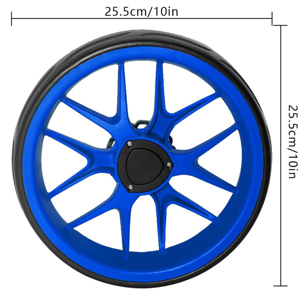 Rueda de carro de golf ligera 25 5 cm para repuesto o actualización de eje de 10 mm - Imagen 14 de 18