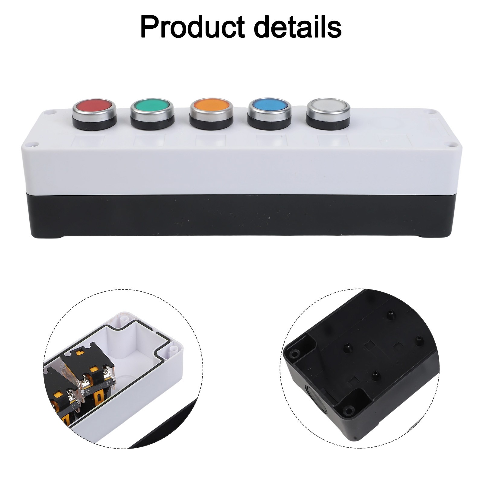 22mm Waterproof Push Button Switch Control Box with Anti Rust Features