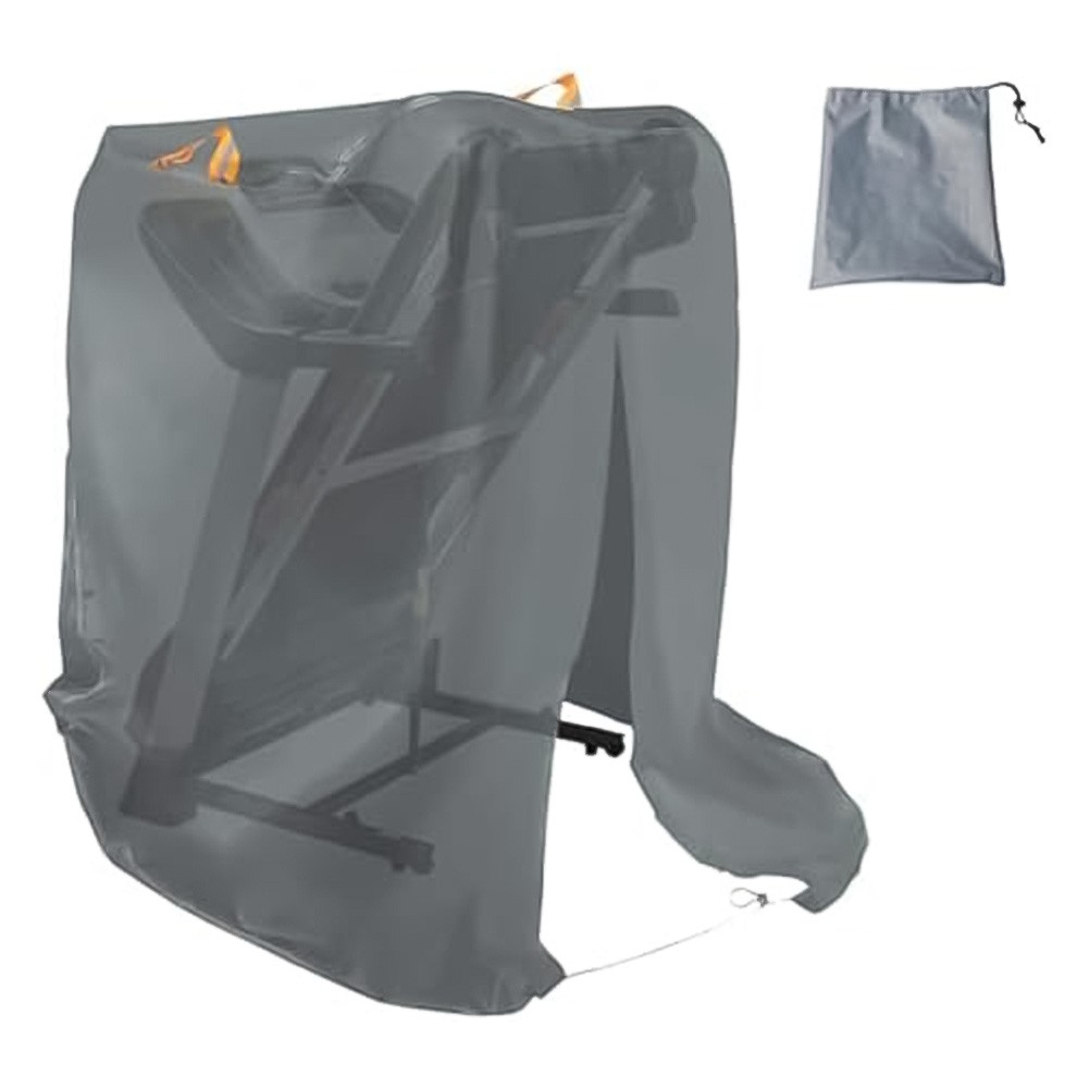 Protective Waterproof Treadmill Cover with Zipper and Drawstring for Secure Fit - Picture 8 of 9