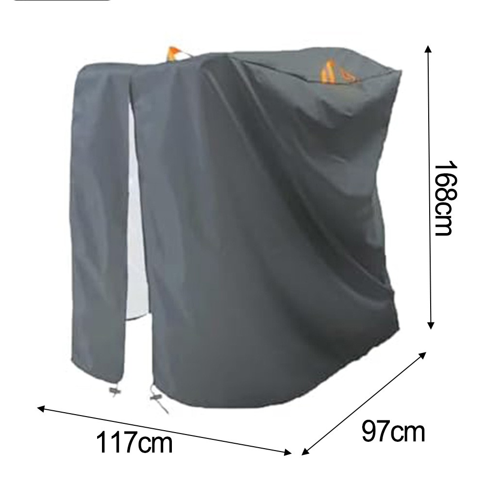Protective Waterproof Treadmill Cover with Zipper and Drawstring for Secure Fit - Picture 9 of 9