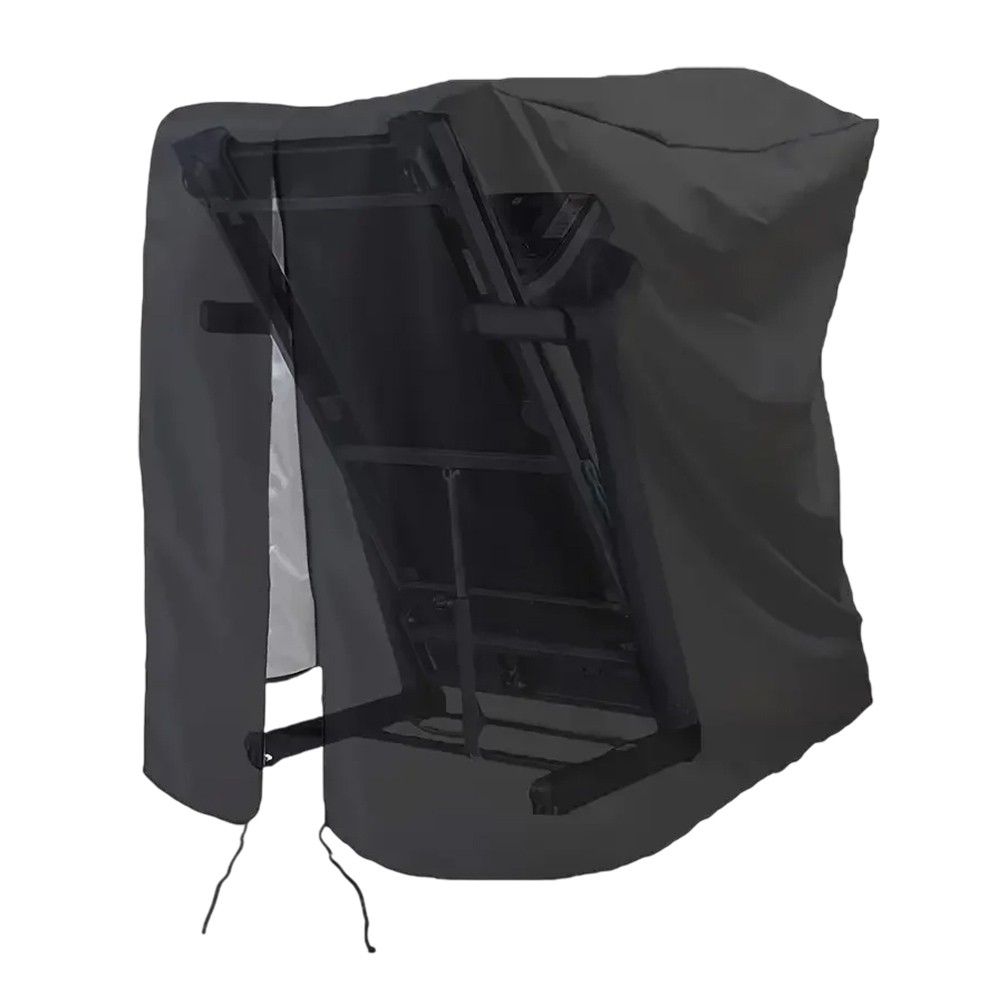 Protective Waterproof Treadmill Cover with Zipper and Drawstring for Secure Fit - Picture 6 of 9