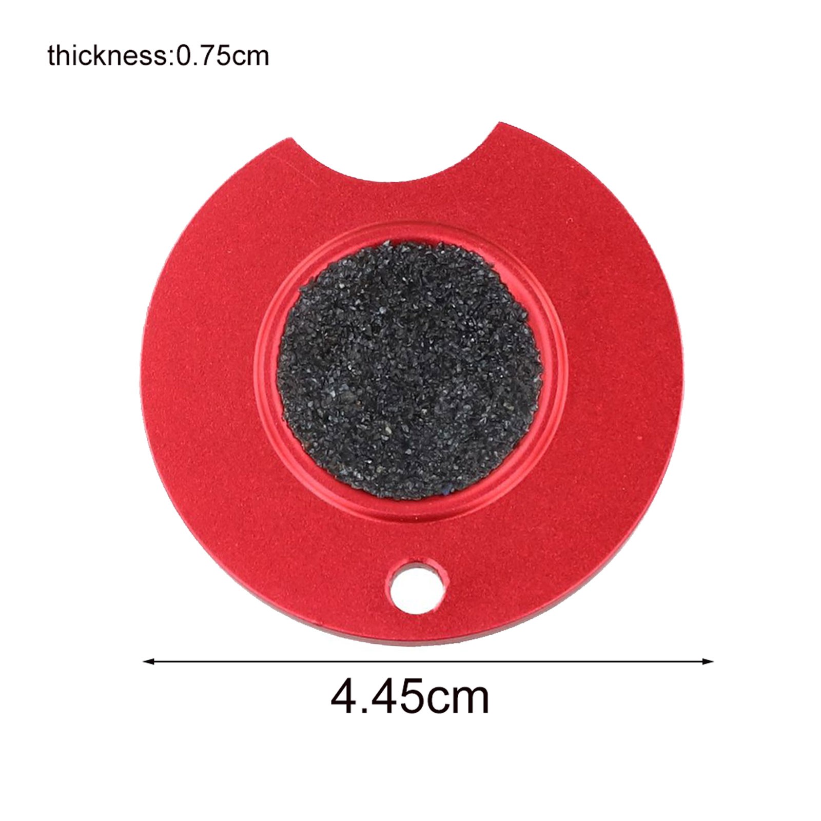 Aluminium Pool Cue Tip Shaper with Scuffer for Optimal Chalk Retention