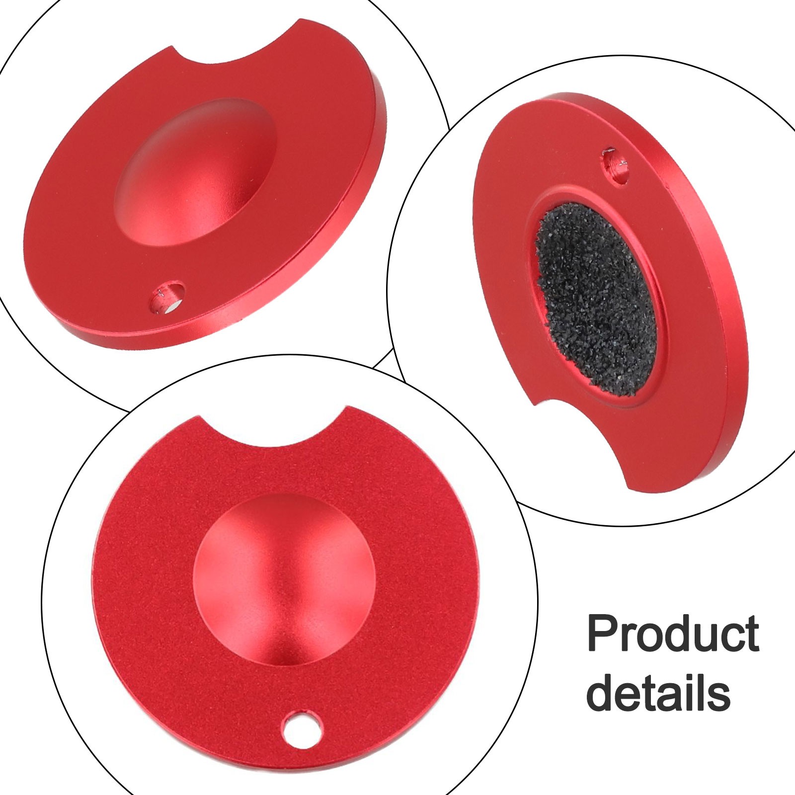 Aluminium Pool Cue Tip Shaper with Scuffer for Optimal Chalk Retention