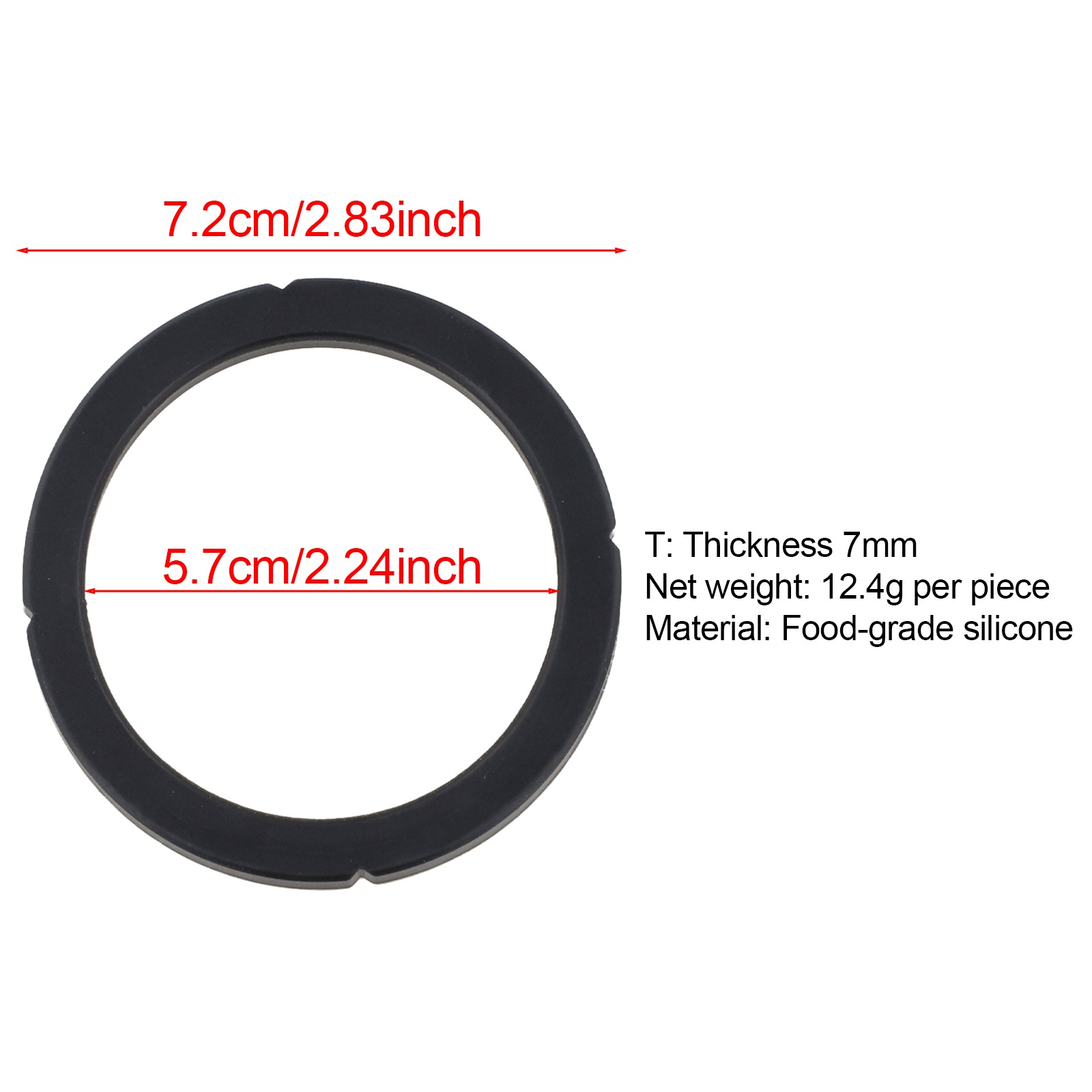 Silicone Sealing Ring High Compatibility O-ring Improved Brewing Quality