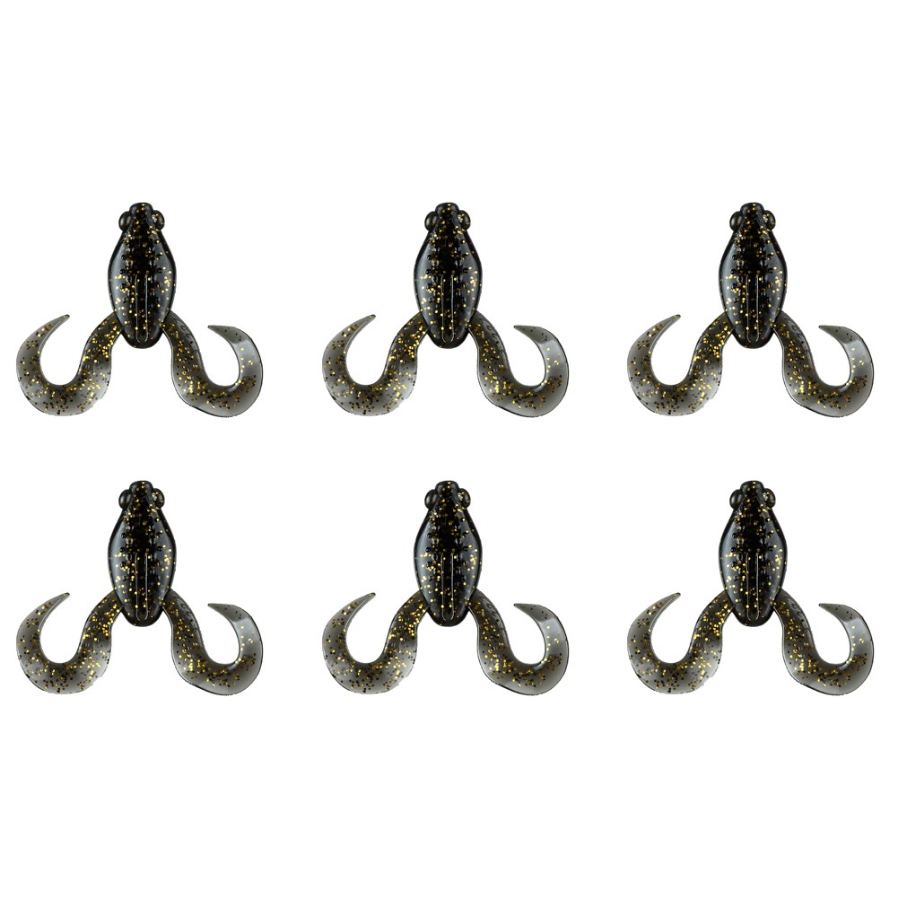 6 Colors Floating Silicone Frog Lures Curly Legs 5cm 12g for Offshore Reefs