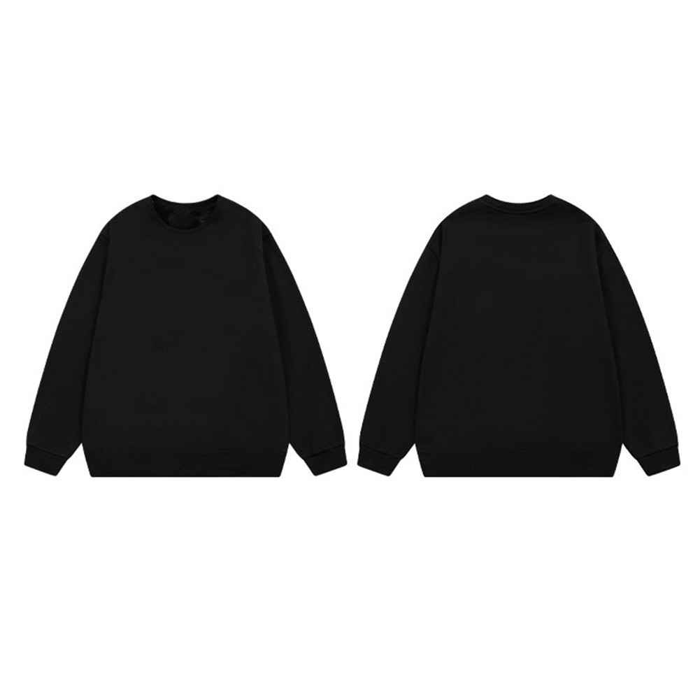 Women Solid Color Sweatshirt Long Sleeve Pullover Crew Neck Tops for Layering - Picture 11 of 20