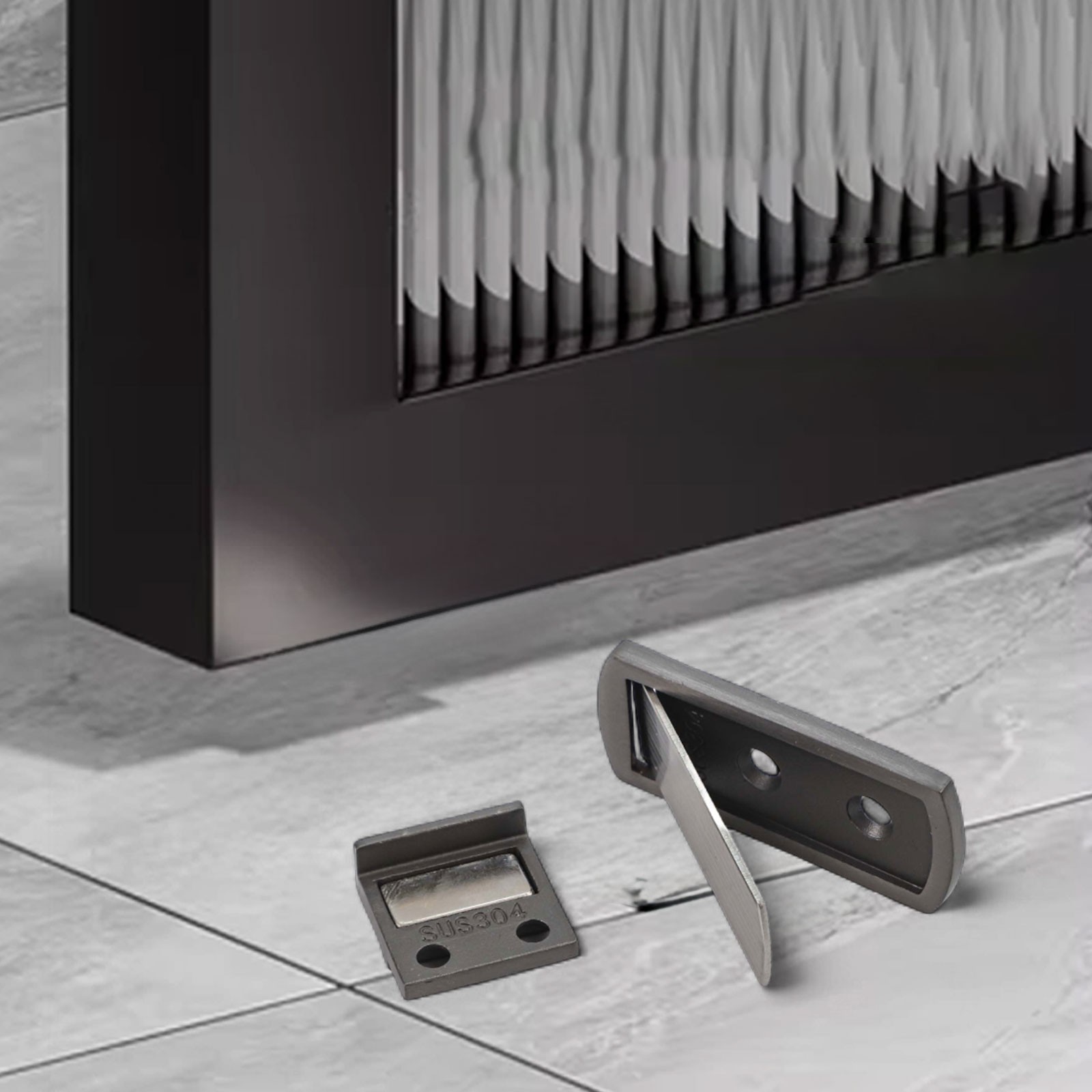 Magnetischer Türstopper für Holzböden und mehr unsichtbares Design starker Ha - Picture 20 of 29