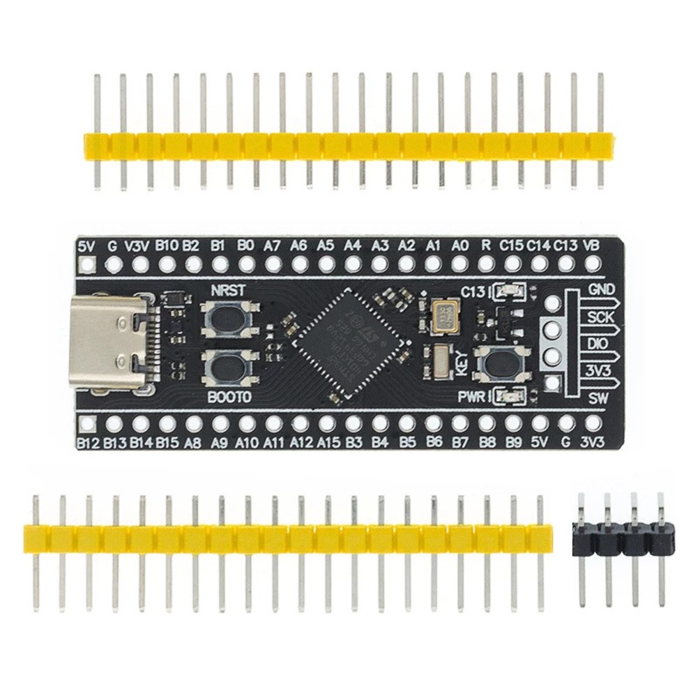 STM32F401CCU6 Embedded Learning Board with BOOT Settings and MicroPython