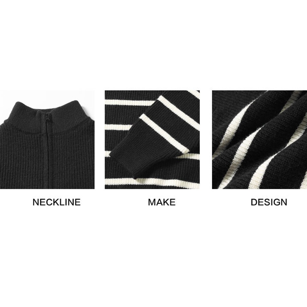 как выглядит Mens Casual Knitted Winter Sweater Zipper Retro Style Suitable for Multiple Use фото
