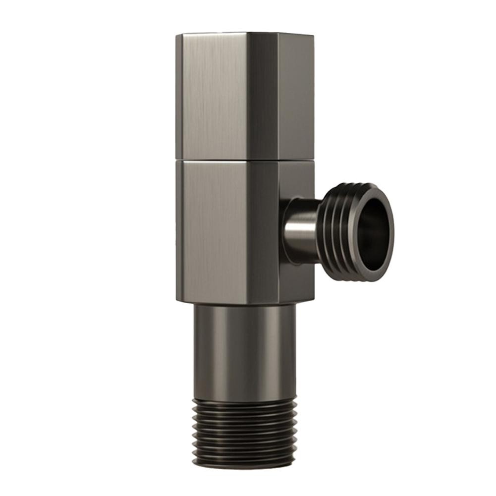Brass Angle Valve with Adapter Connection for Kitchen and Bathroom Plumbing