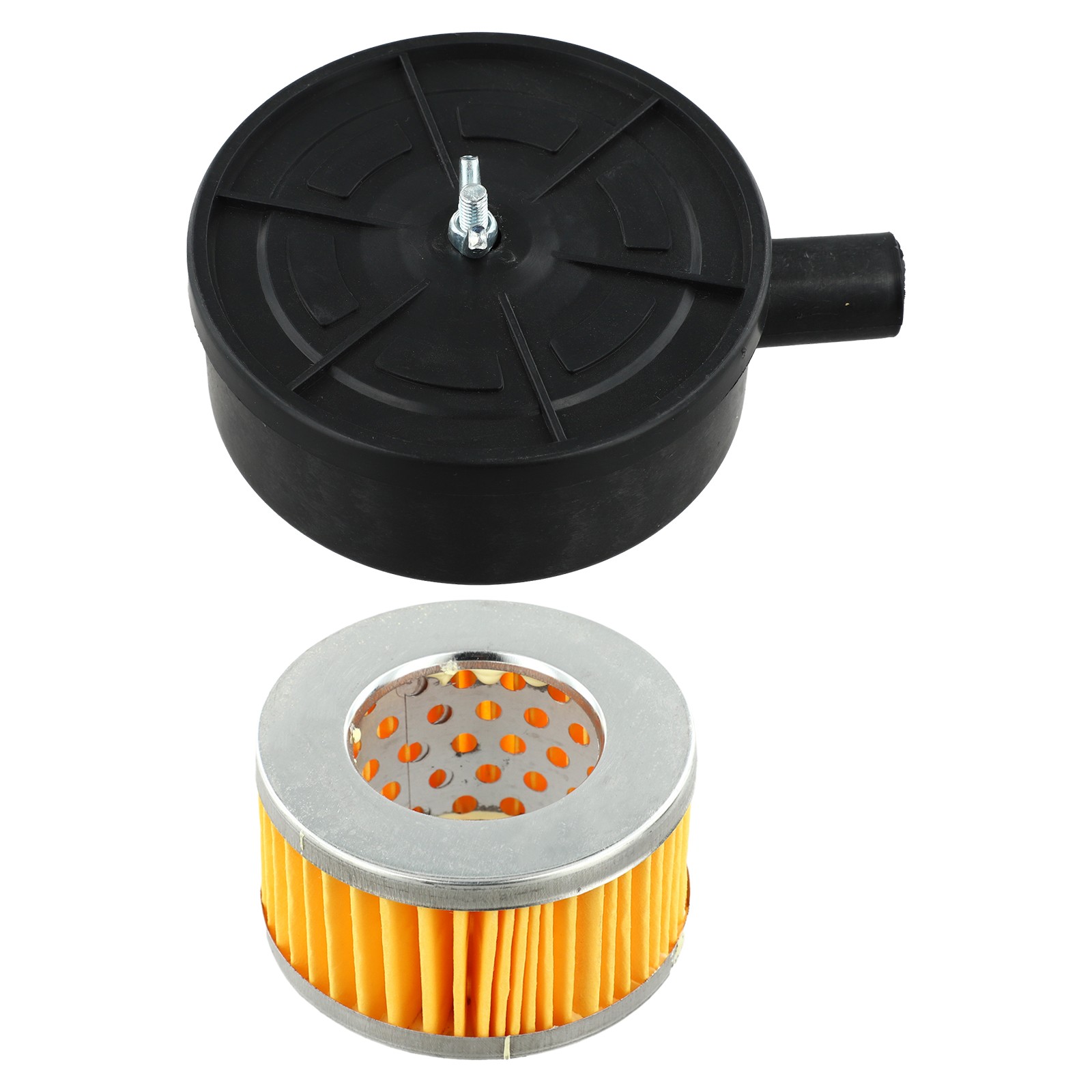 Plastic Paper 2pcs Muffler Filter Cartridge Air Piston Compressor Pump Intake