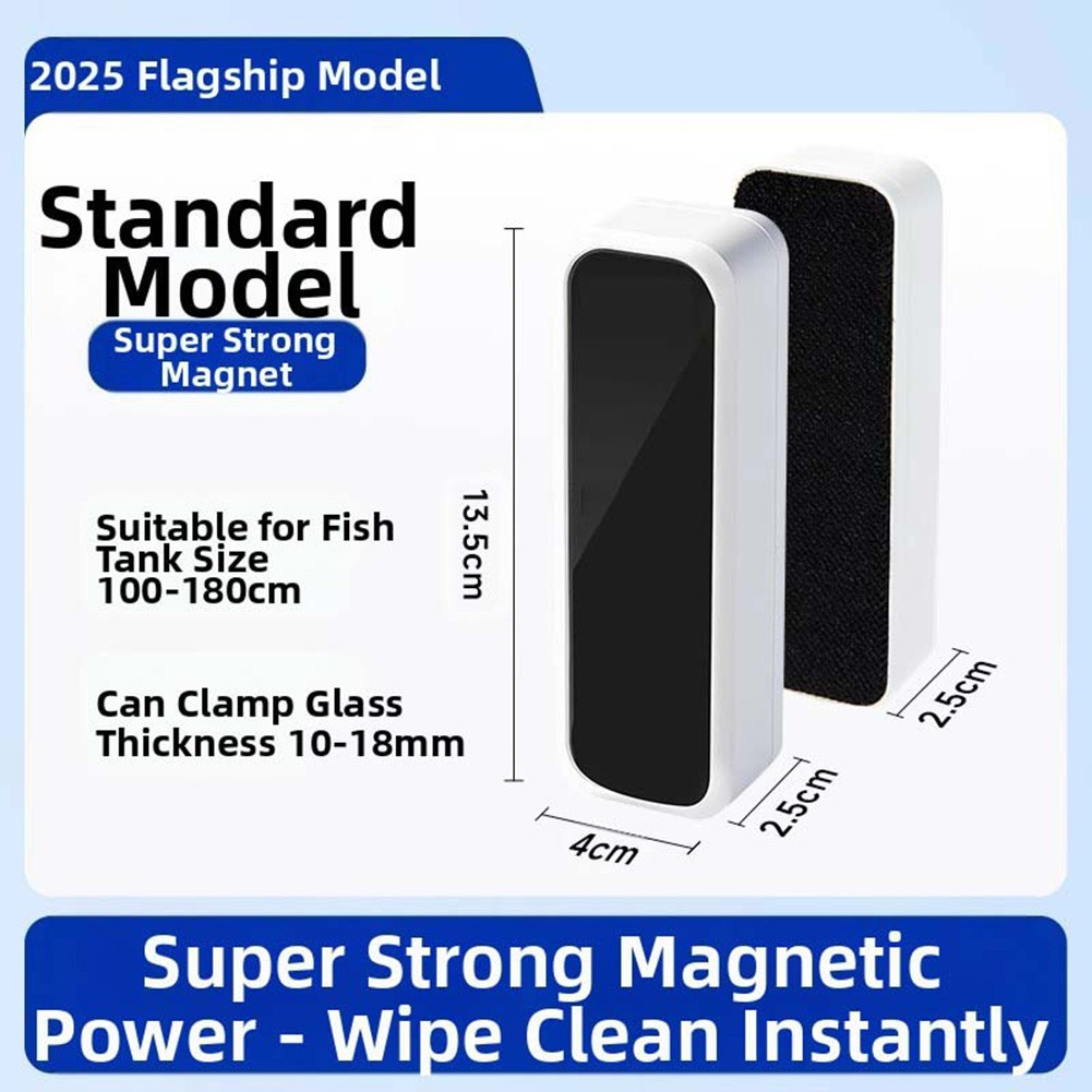 Fish Tank Magnetic Cleaning Brush with Temperature Sensor and Digital Screen - Picture 40 of 40