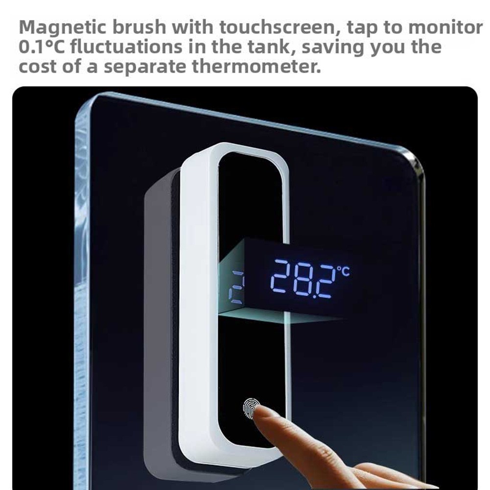 Fish Tank Magnetic Cleaning Brush with Temperature Sensor and Digital Screen - Picture 33 of 40