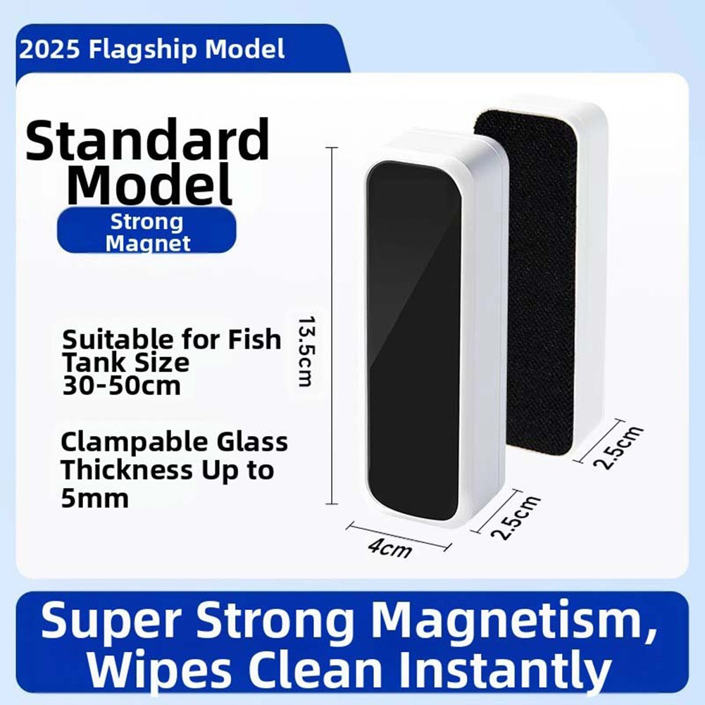 Fish Tank Magnetic Cleaning Brush with Temperature Sensor and Digital Screen - Picture 38 of 40