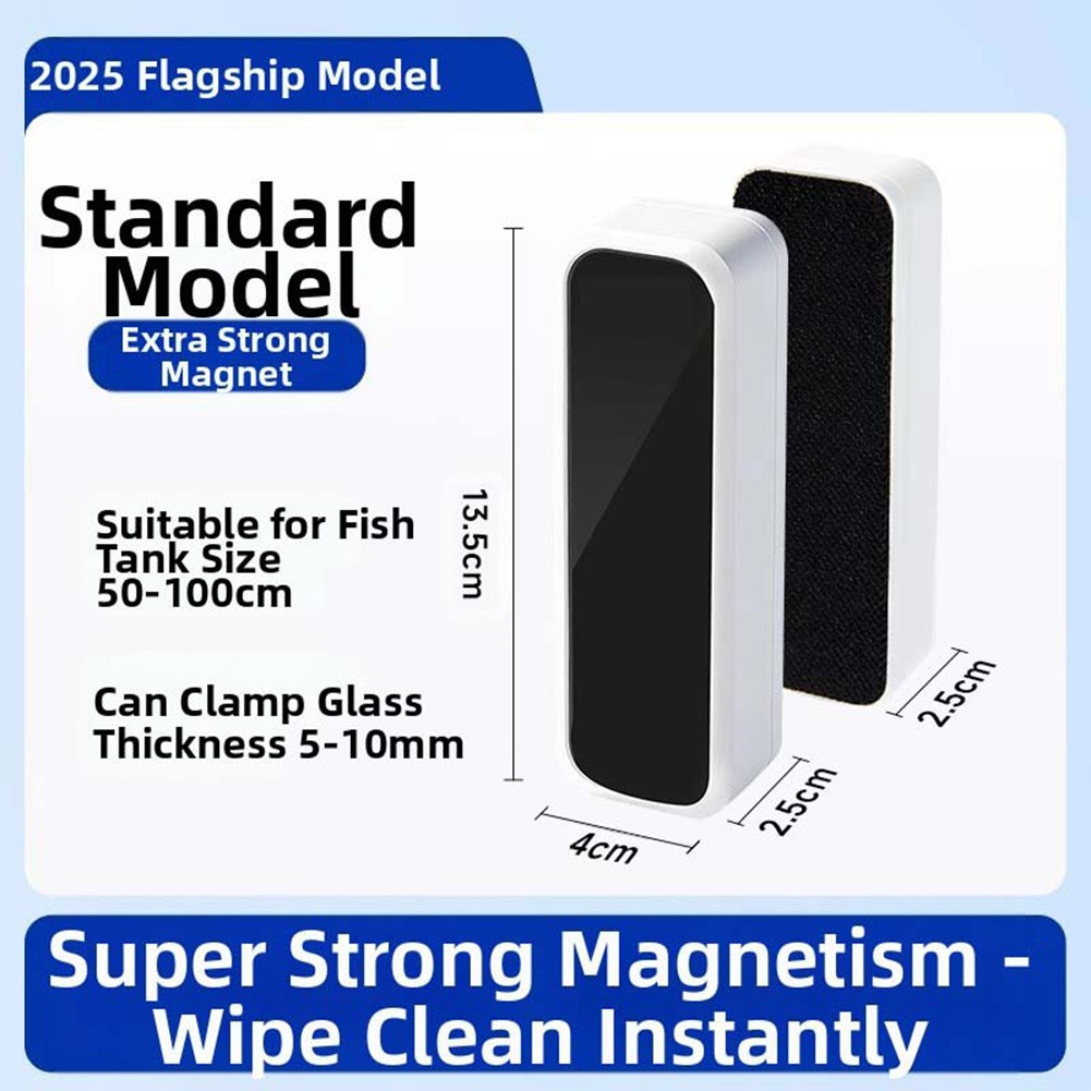 Fish Tank Magnetic Cleaning Brush with Temperature Sensor and Digital Screen - Picture 39 of 40