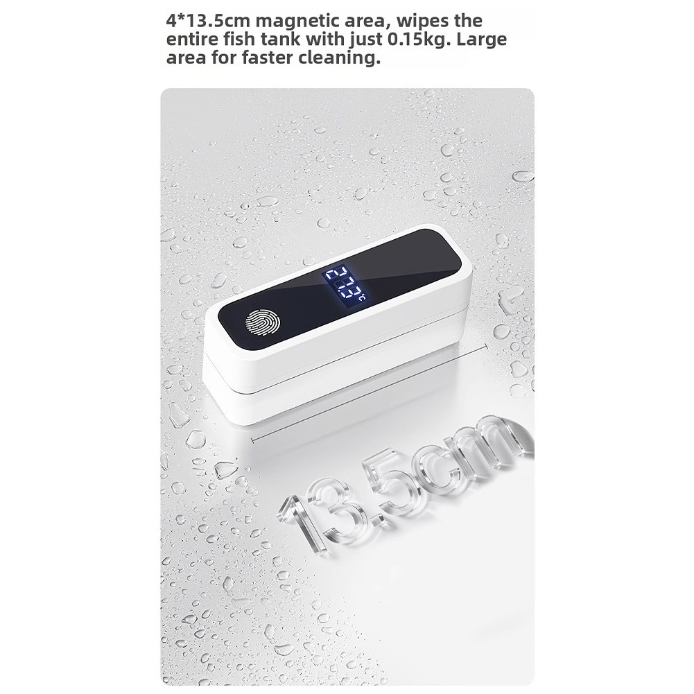 Fish Tank Magnetic Cleaning Brush with Temperature Sensor and Digital Screen - Picture 27 of 40