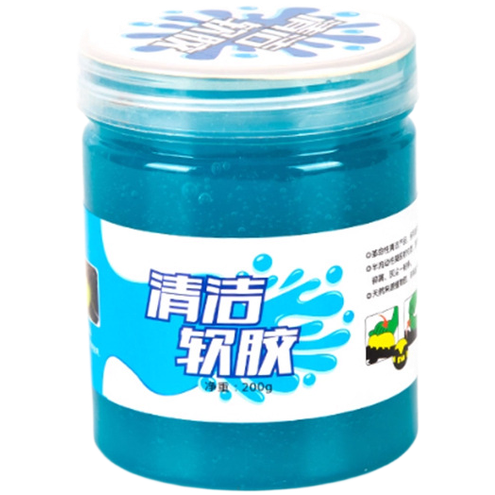 400g 2 Pack Blue Cleaning Slime Large Jar for Car Home and Office Dust Removal