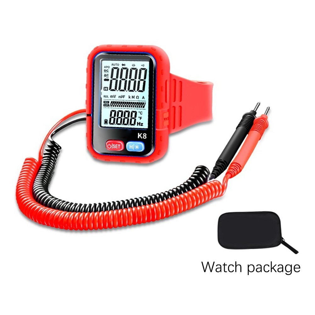 K8 Wrist Multimeter with Capacitance and Duty for cycle Measurement Functions