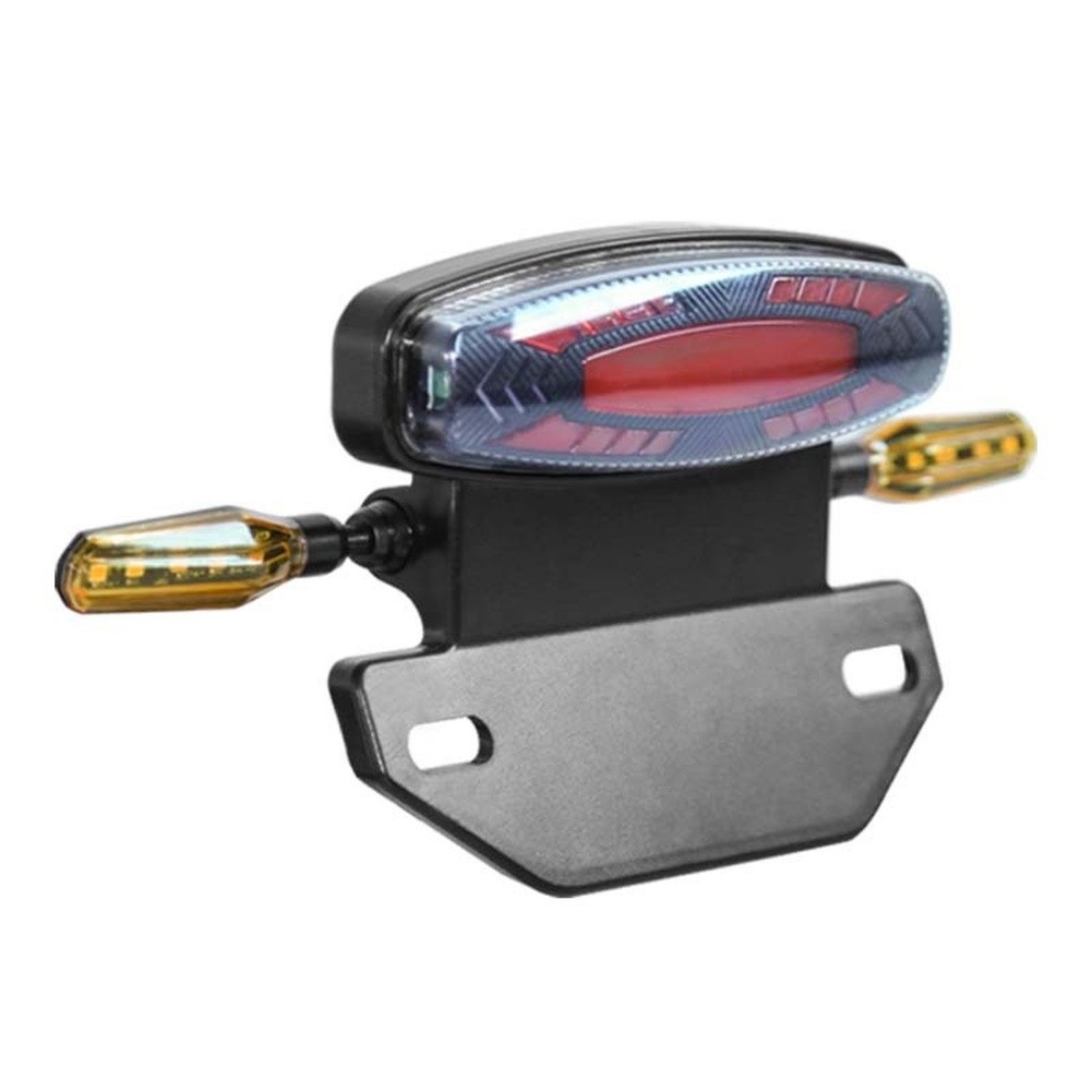 Ebike Rear LED Taillight Brake Light Turn Signal 6pin 3648V Compatible