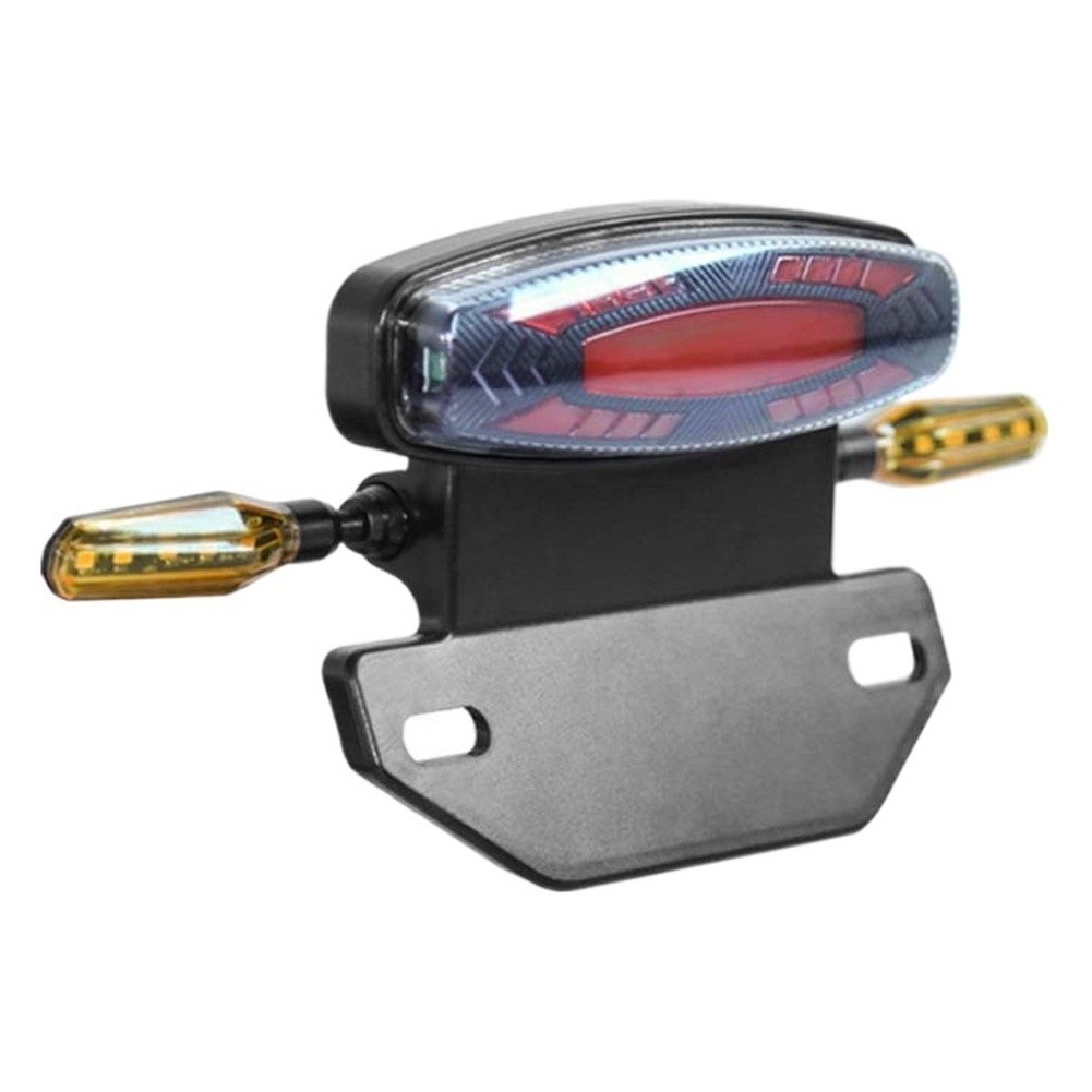 Ebike Rear LED Taillight Brake Light Turn Signal 6pin 3648V Compatible