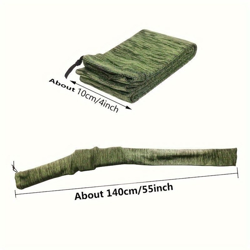 140cm Hunting Protective Cover Polyester Storage Sleeve Elastic Design Sleeve - Picture 9 of 15