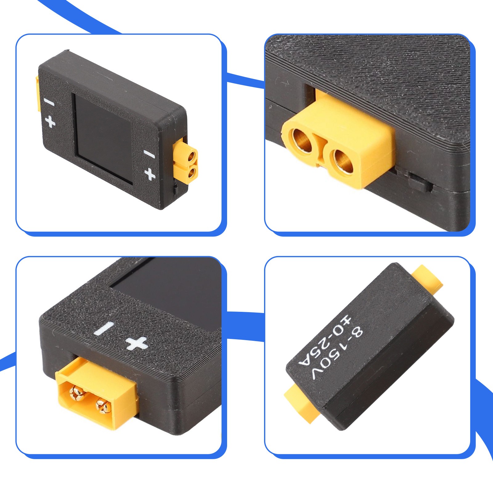 Aircraft Model Power Meter for Accurate Voltage and Current Measurement