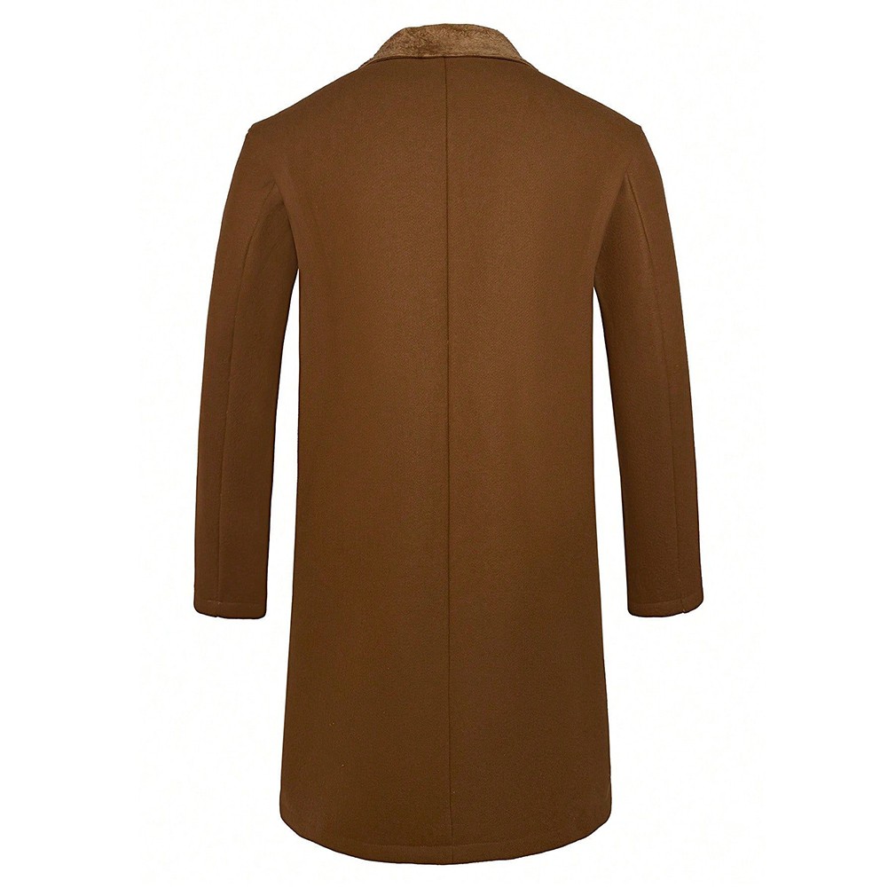 Mens Winter Jacket Double Breasted Closure 96% Polyester 4% Spandex Autumn - Picture 19 of 27