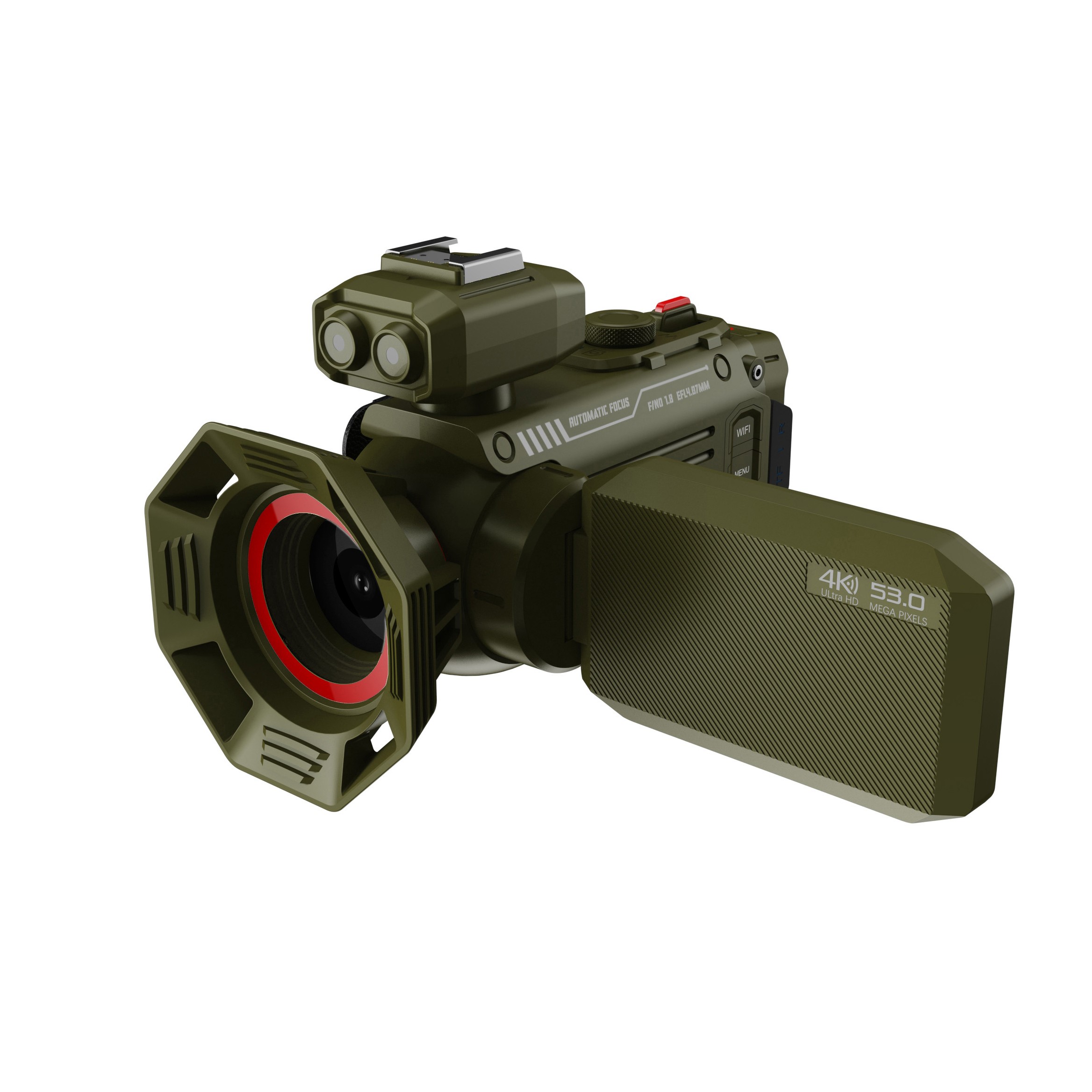 WiFi 4K UHD For Camcorder with 50X Optical Zoom and 53MP High Resolution - Picture 9 of 10