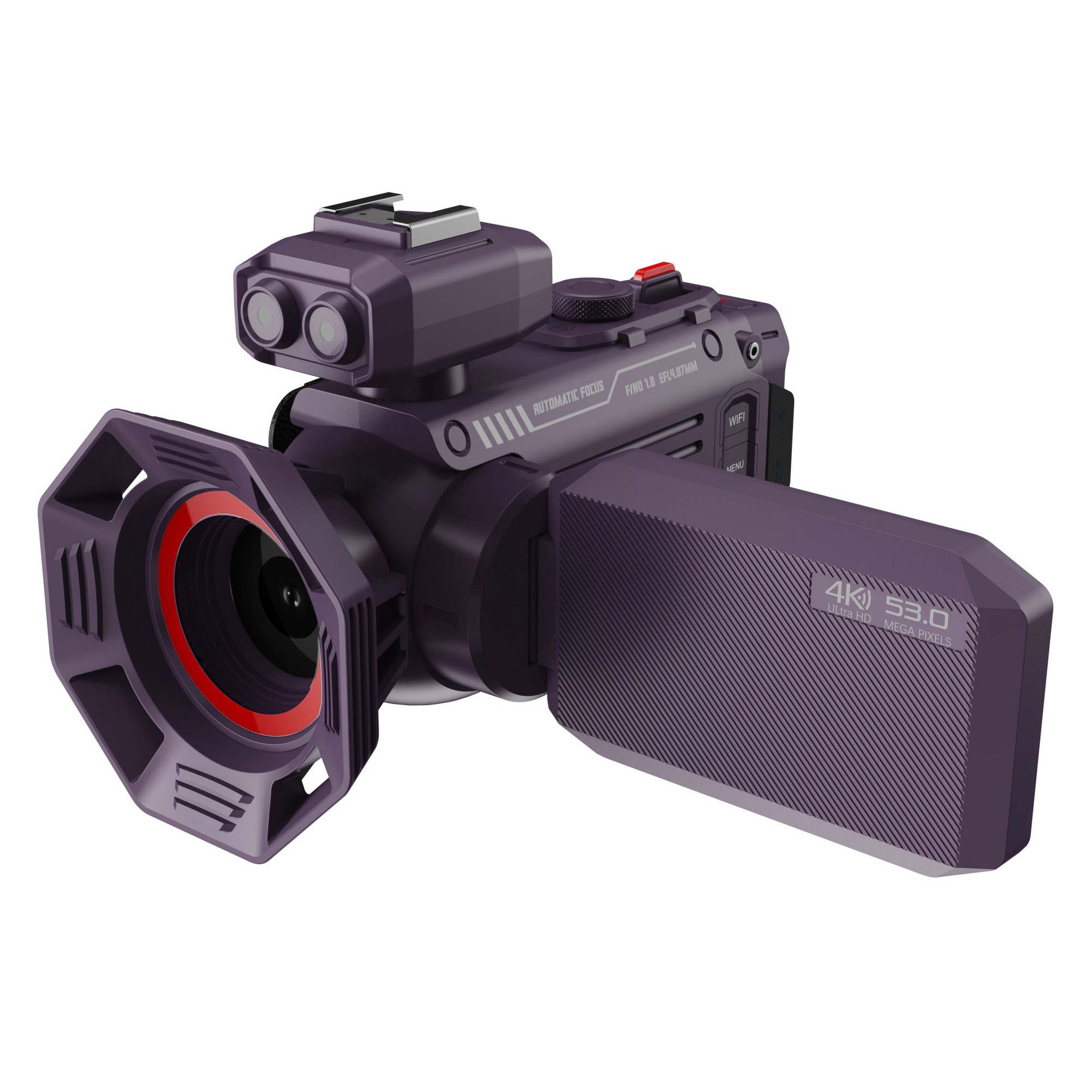 WiFi 4K UHD For Camcorder with 50X Optical Zoom and 53MP High Resolution - Picture 10 of 10