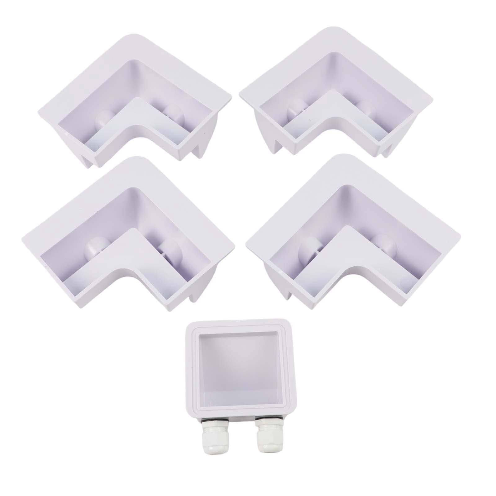 5 Piece UV Resistant Solar Bracket Kit Suitable for Various Outdoor Uses