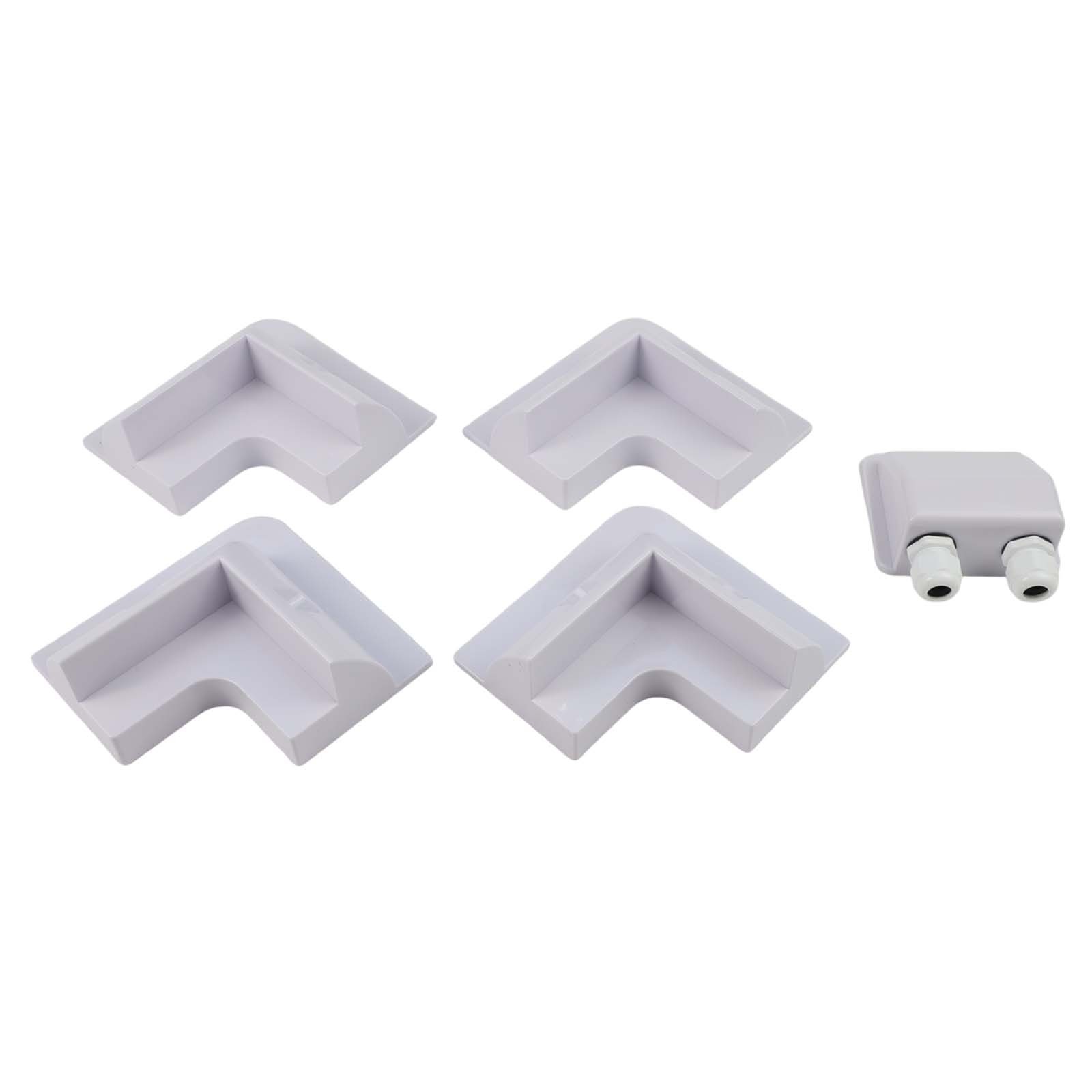 5 Piece UV Resistant Solar Bracket Kit Suitable for Various Outdoor Uses