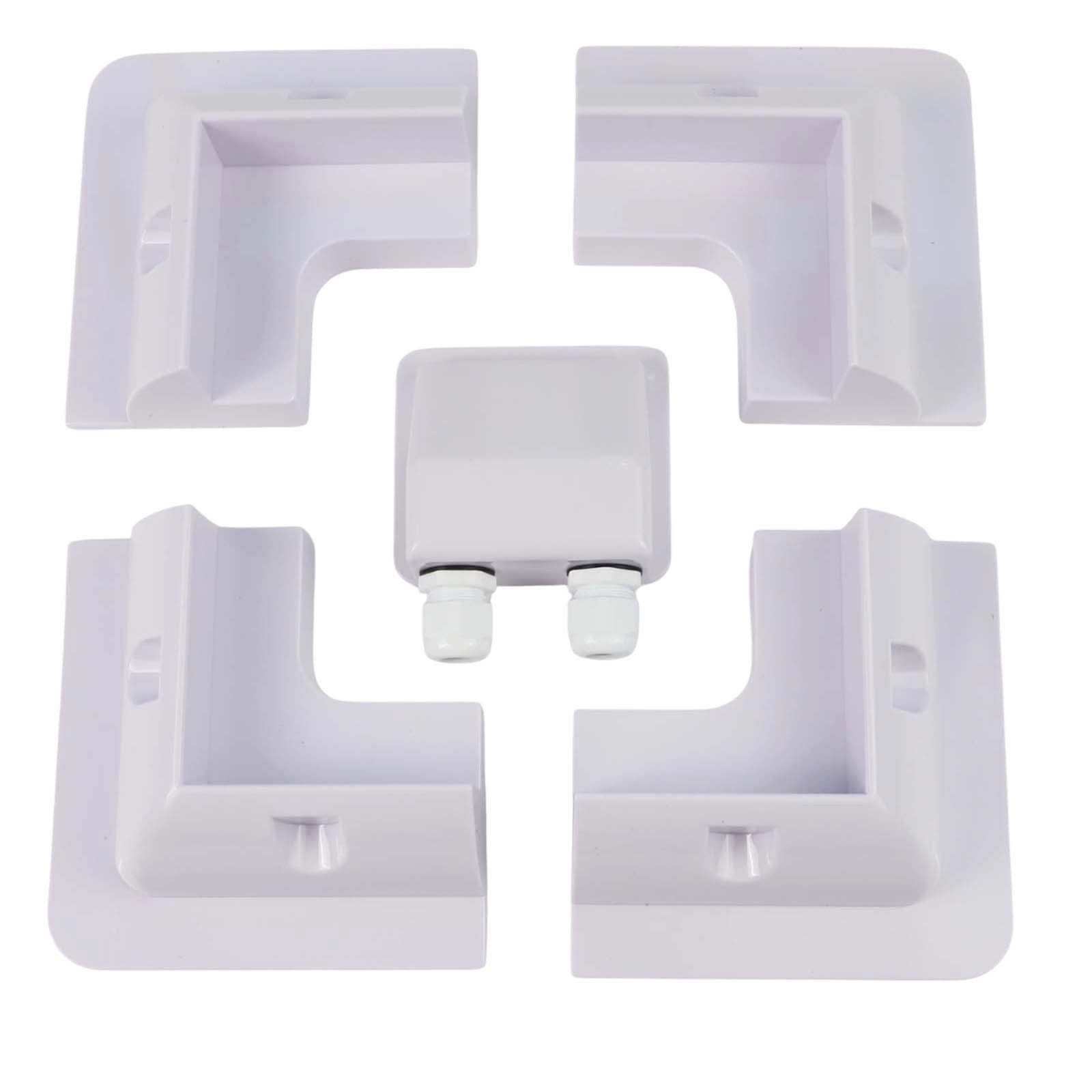 5 Piece UV Resistant Solar Bracket Kit Suitable for Various Outdoor Uses