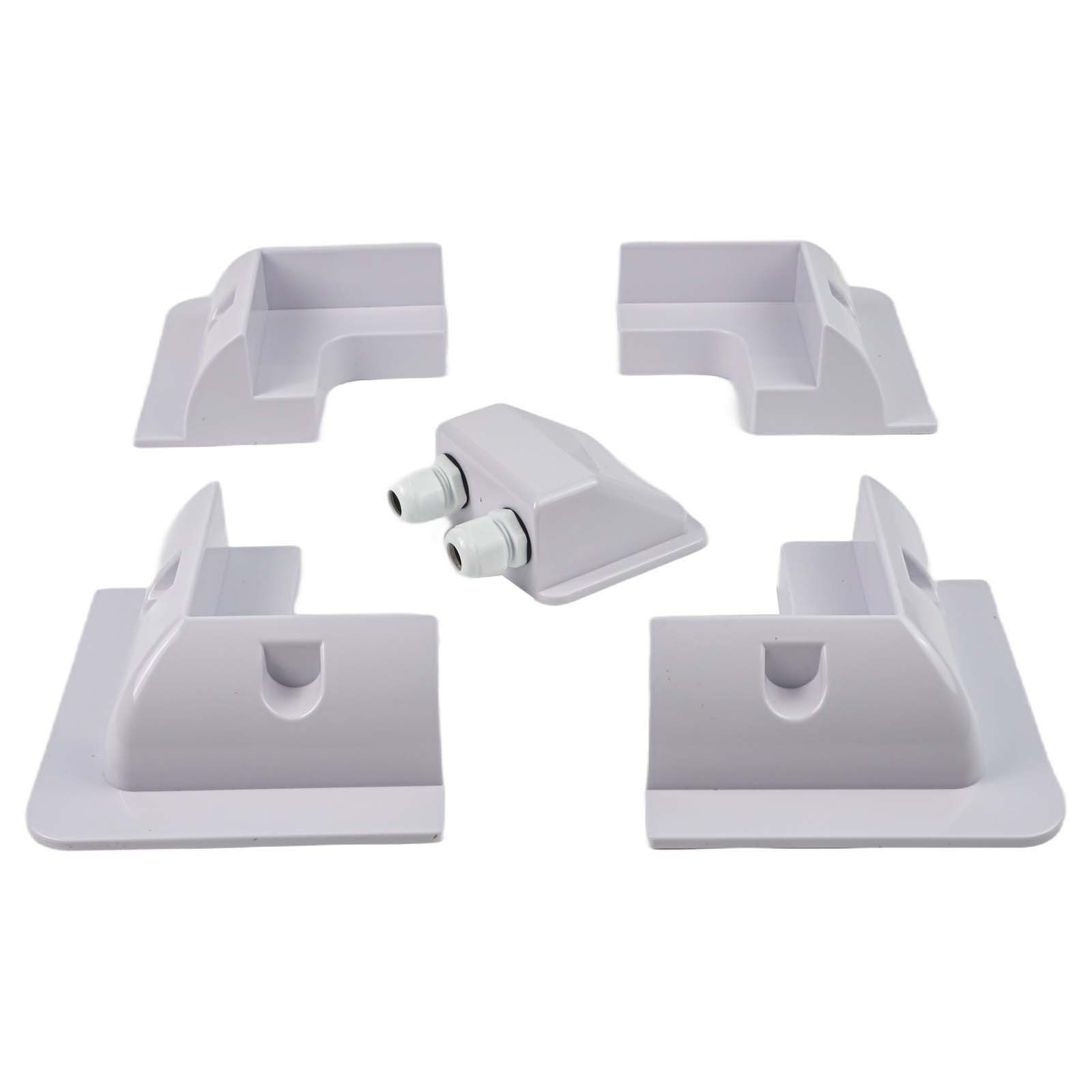 5 Piece UV Resistant Solar Bracket Kit Suitable for Various Outdoor Uses