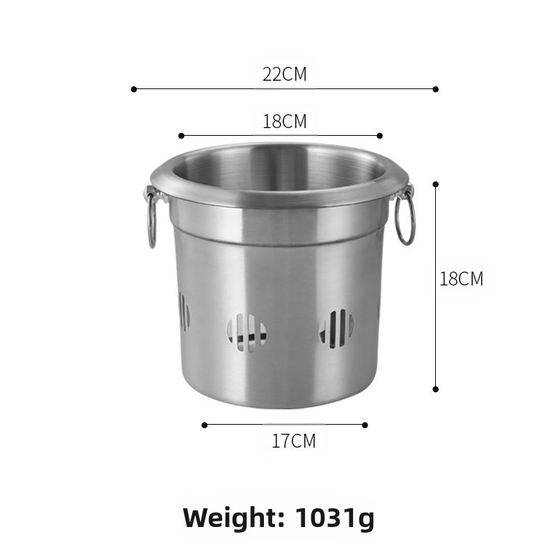 Fuel Stove Cooking Pot Dual Ear Handles Easy To Clean Design For BBQ Parties - Picture 15 of 18