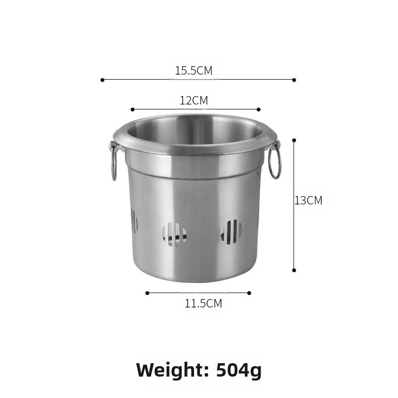 Fuel Stove Cooking Pot Dual Ear Handles Easy To Clean Design For BBQ Parties - Picture 13 of 18