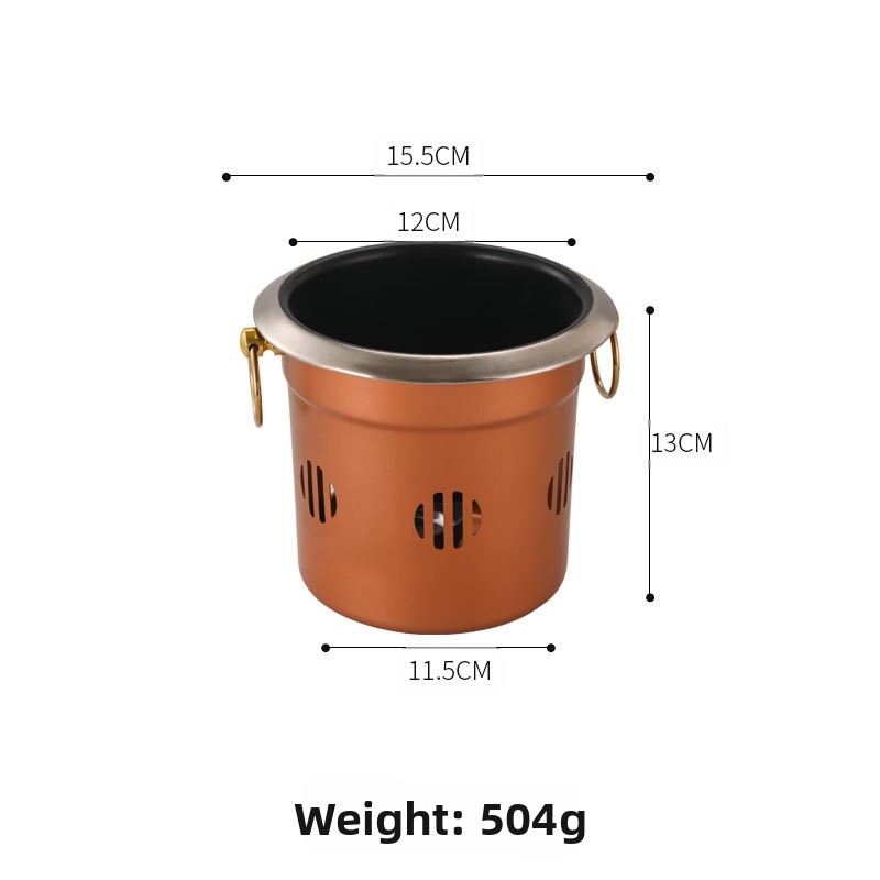 Fuel Stove Cooking Pot Dual Ear Handles Easy To Clean Design For BBQ Parties - Picture 16 of 18