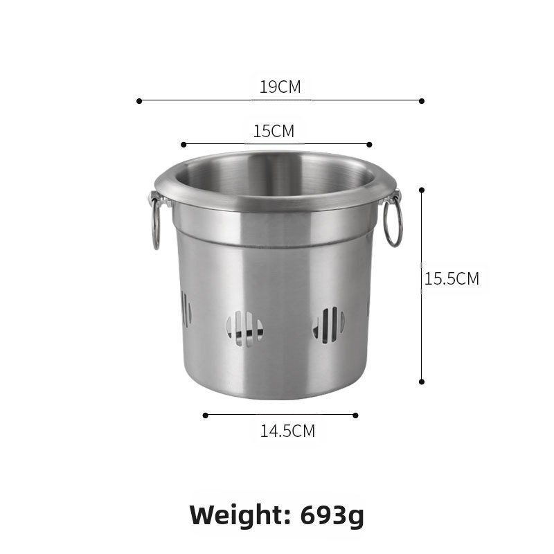 Fuel Stove Cooking Pot Dual Ear Handles Easy To Clean Design For BBQ Parties - Picture 14 of 18